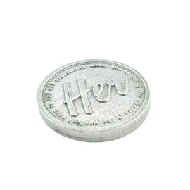 Anniversary Gifts Whos Turn is it Him Or Her Flip Coin Decider Decision Maker Joke Couples Gift - Chore Decider