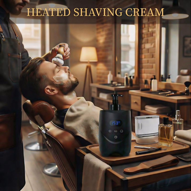 Professional Hot Lather Machine for Shaving, Smart Shaving Cream Warmer