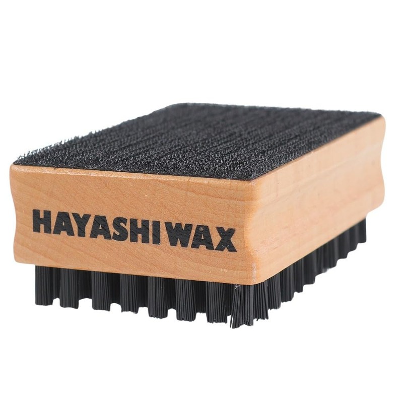 HAYASHIWAX Nylon Brush with 3-Way Felt