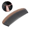Ipetboom Wooden Beard Comb Natural Horn Scalp Massage Brush Hair