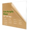1 Pieces 12" x 12" Cast Plexiglass Sheet -1/4" Thick