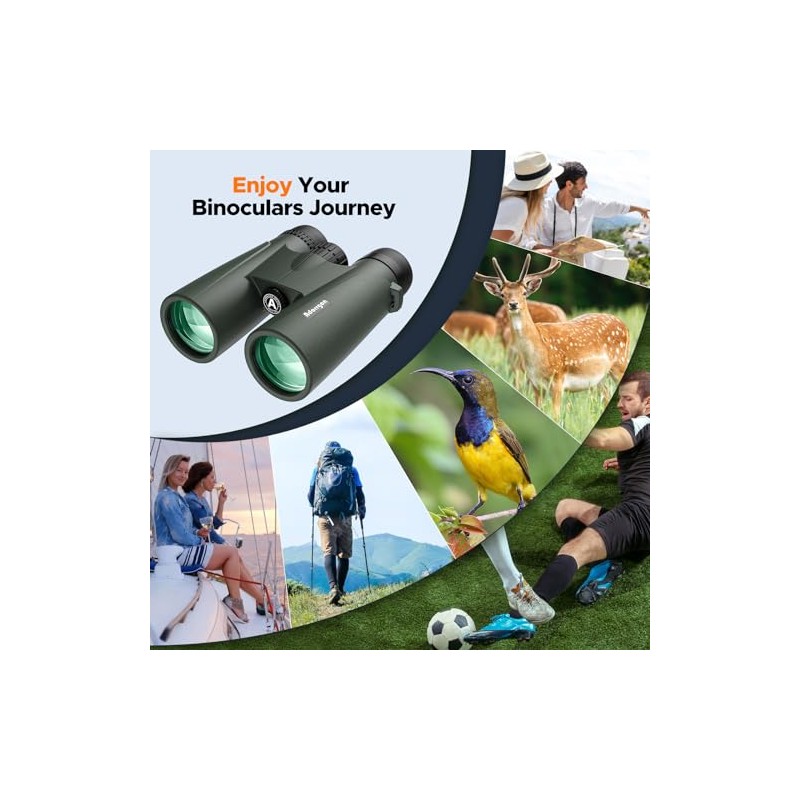 Adorrgon 15x45 HD Binoculars for Adults High Powered with Phone