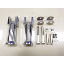 Unbranded Chrome CNC Footpeg Mount Bracket For Harley Softail Heritage Classic FLHC FLHCS