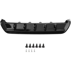 RRR For 2018-2022 Toyota Camry SE XSE GT Shark Fin Glossy Black Rear Bumper Diffuser