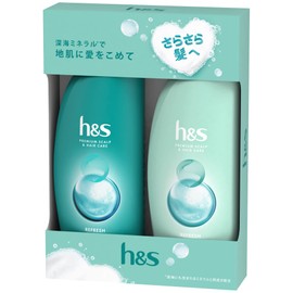 H&S Refresh Shampoo Conditioner Pump 11.8 fl oz (350 ml) + 12.8 oz (350 g)