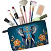 Livel lhood Ethnic Elephant Makeup Bag Cute Small Organizer Zipper