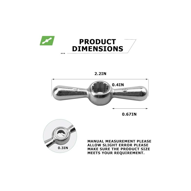 LASCO 01-5095 Metal Outside Faucet Hose Bibb Tee Handle, 16