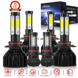 AUIMSOCO Para For Ford Explorer XLS Sport Utility 2002-2005 LED Faros Kit Luz de Niebla