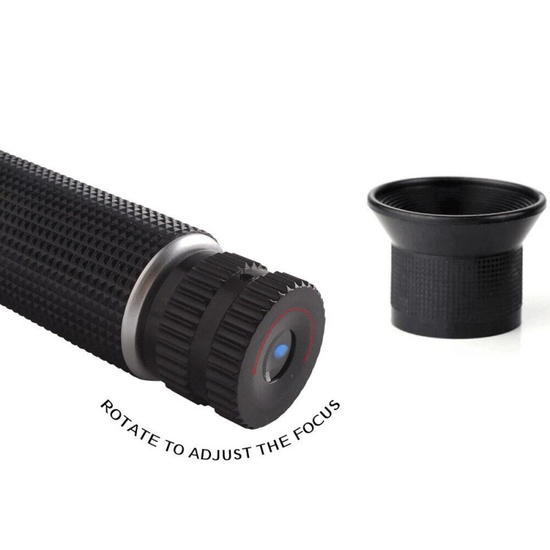 Unbranded Adjustable 0-100‰ Salinity Refractometer Aquarium Seawater Salt Water Tester+ATC