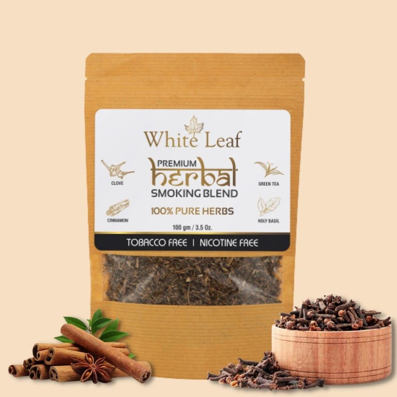 White Leaf White Leaf 100% Natural Flavour Herbal Smoking Blend