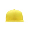 Underground Kulture Plain Flat Peak Snapback Baseball Cap Yellow