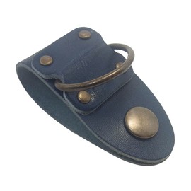 [highstyle] Tochigi Leather Belt Loop Keychain, Men's, Women's, Made in Japan, D-ring Type, Beetle Type, Belt Loop Key Chain, antique/navy