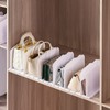 Zjyufy 2pcs Bag Purse Organizer for Closet, Adjustable Shelf Dividers