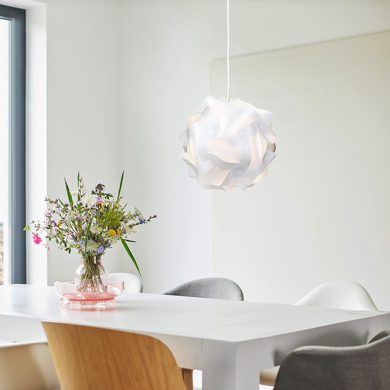 kwmobile DIY Puzzle Lamp Shade - Modern IQ Jigsaw Light