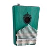 17-Key Kalimba Portable Thumb Piano Mahogany Wooden Body with Build