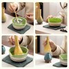 Matcha Set 4 Pieces Japanese Ceremony Resin Matcha Whisk Bamboo