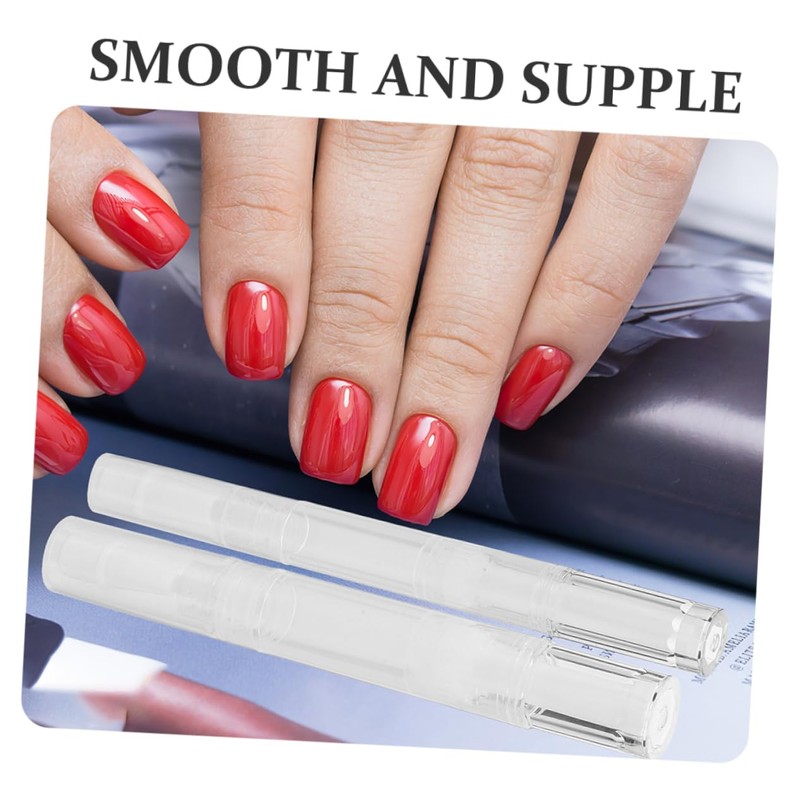 Baluue 12pcs Refillable Nail Oil Pens Empty Lip Gloss Containers