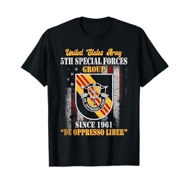 5th Special Forces Group (5th SFG) Shirt - De Oppresso Liber T-Shirt