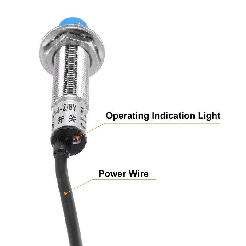 sourcing map M12 Approach Sensor Inductive Proximity Sensor Switch NO