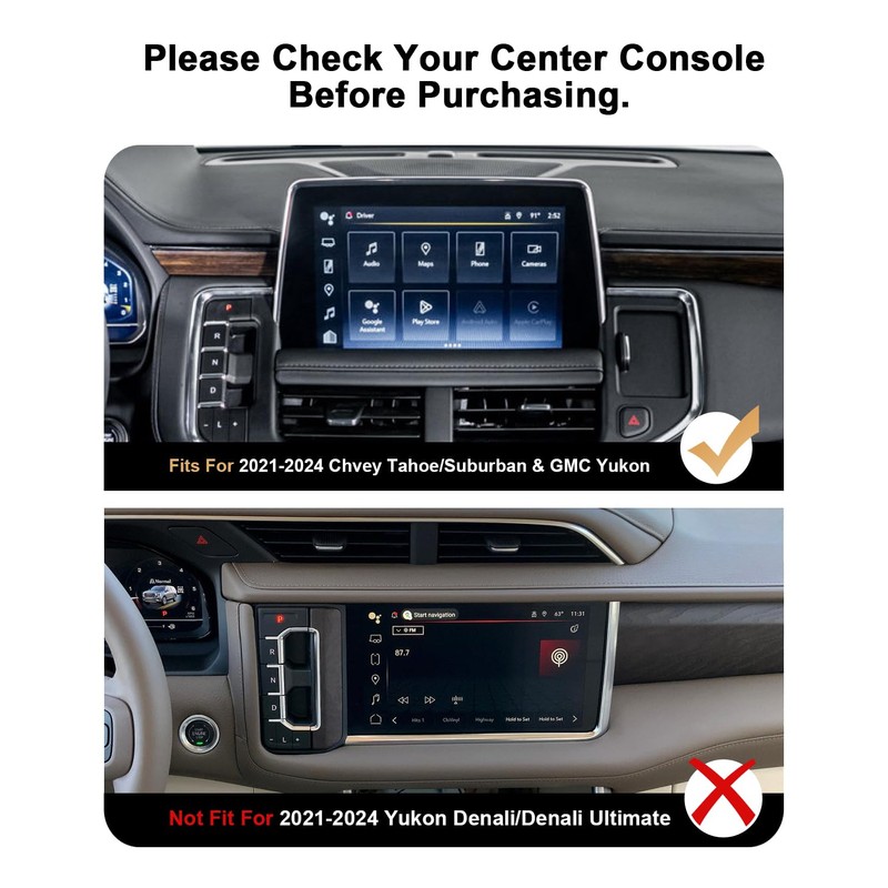 ECOZEN 2021-2024 Chvey Tahoe/Suburban & GMC Yukon Dash Console Organizer