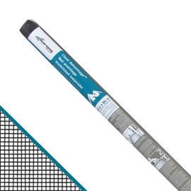 ADFORS Clear Advantage Door & Window Screen, 48 inches x 84 inches Roll - Increased Visibility Replacement Screen for Windows and Doors - Charcoal