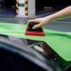 FOSHIO Red Small Squeegee Window Tint Squeegee, Non-Slip Handle Rubber