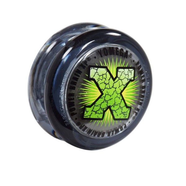 Yomega Power Brain XP yoyo - Includes Synchronized Clutch and a Smart Switch which enables Players to Choose Between auto-Return and Manual Styles of Play + Extra 2 Strings (Grey)