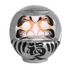 Takasaki Daruma HKDM-5-SL-11 Figurine, Silver, No. 5, 5.9 x 5.5