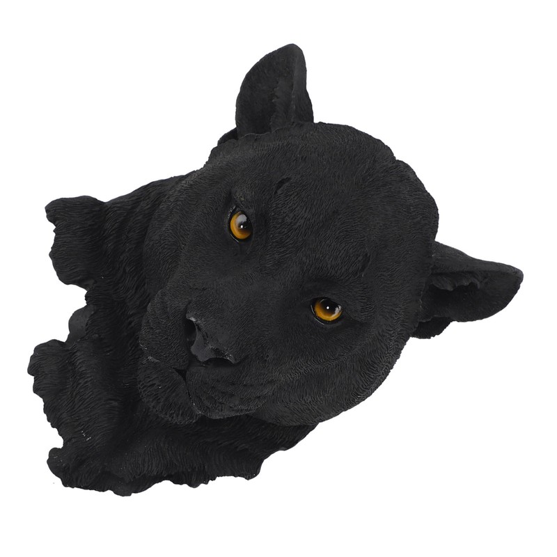 3D Simulation Animal Head Statues Wall Decor Resin Unique Exquisite