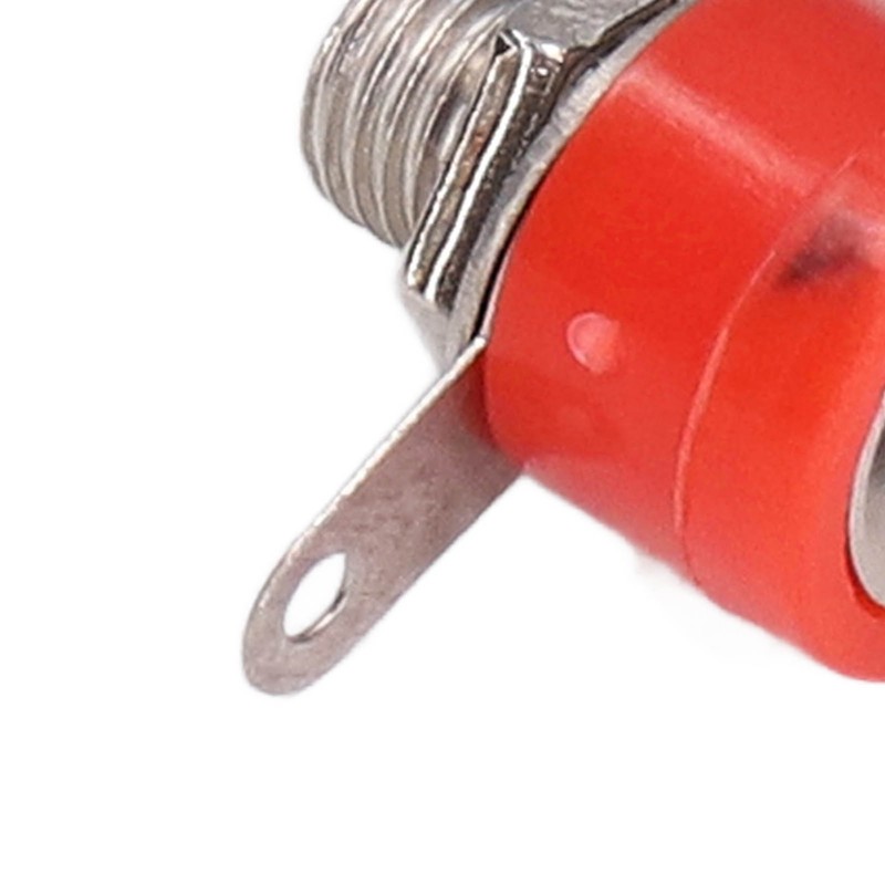 100Pcs 4mm Banana Plug Socket Binding Post Cross Connector Plug
