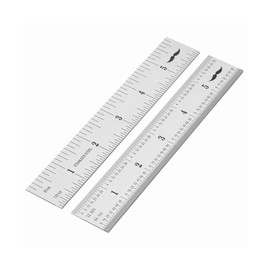Mr. Pen- Machinist Ruler, 6 Inch, 2 Pack, Stainless Steel with Inch & mm Graduations, Precision Ruler