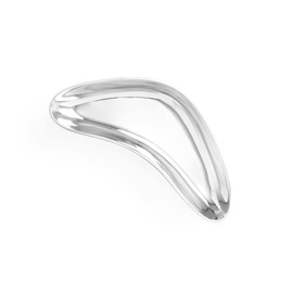 Nambe Boomerang Tray, Made of Metal Alloy, Measures 16-Inches, Serving Bowl, Small Tray, Countertop, Fruit, Nuts, and Sweets Dessert Bowl, Centerpiece, Kitchen Décor