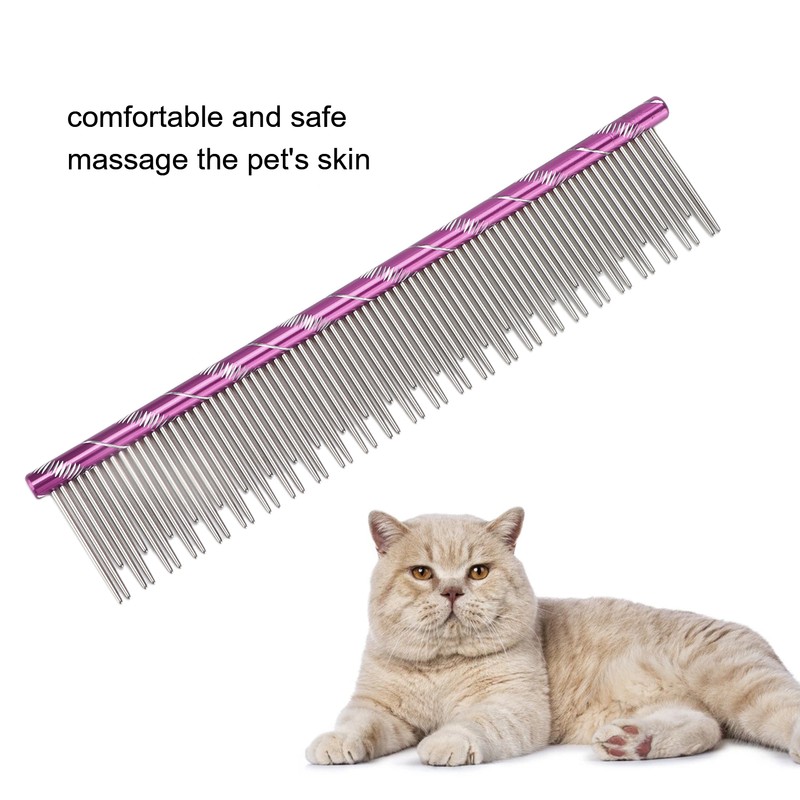 Pet Hair Removal Comb Rugged Durable Reusable Comfortable Open Knot
