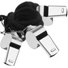 jatimdotin Whistle, Pack of 3 Stainless Steel Sports Whistles with