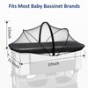 Baby Bassinet Mosquito Net Cover to Keep Cats & Bugs