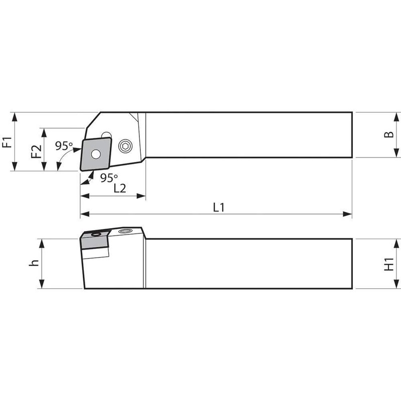 Kyocera PCLNR2525M12 Holder for External Machining