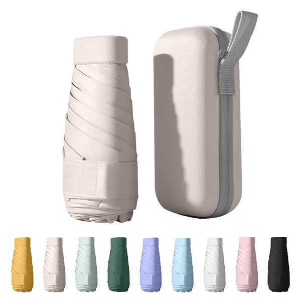 Mini Travel Umbrella, Travel Umbrella, 6 Ribs Mini Umbrella, Small