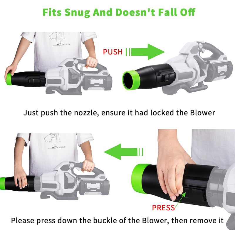 Uniqwamo Car Drying Nozzle Compatible for EGO Leaf Blower Nozzle