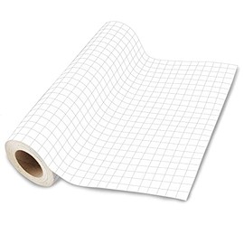 MT80P Transfer Film Transparent with Grid Lines Application Tape for Plotter PVC Film Transfer Film for Bonding Vinyl Sticker Sticker (30 x 300 cm)