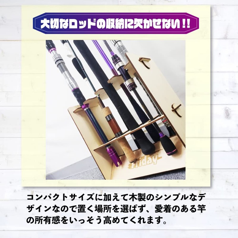 Ori-780353 Simple Design for Anywhere to Place Compact Rod Stand