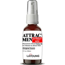 LAYOUNG ** Attract Men ** for women Pheromone Infused scented BODY MIST 1 ounce
