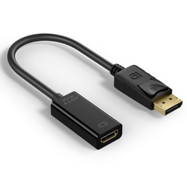 Vancle 4K DisplayPort to HDMI Adapter, Uni-Directional Display Port DP to HDMI Screen Adapter (Male to Female) Compatible with Monitor, TV, Projector