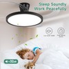 Slim Retractable Ceiling Fans with Lights and Remote Control, 48