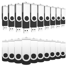 ABLAZE Memoria USB de 4 GB, USB Paquete de 50 USB 2.0 Memory Stick 4 GB USB Flash Drive Bulk Pendrive Thumb Drives (Negro)