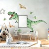 Cartoon Dinosaur Wall Stickers DIY Peel and Stick Clings