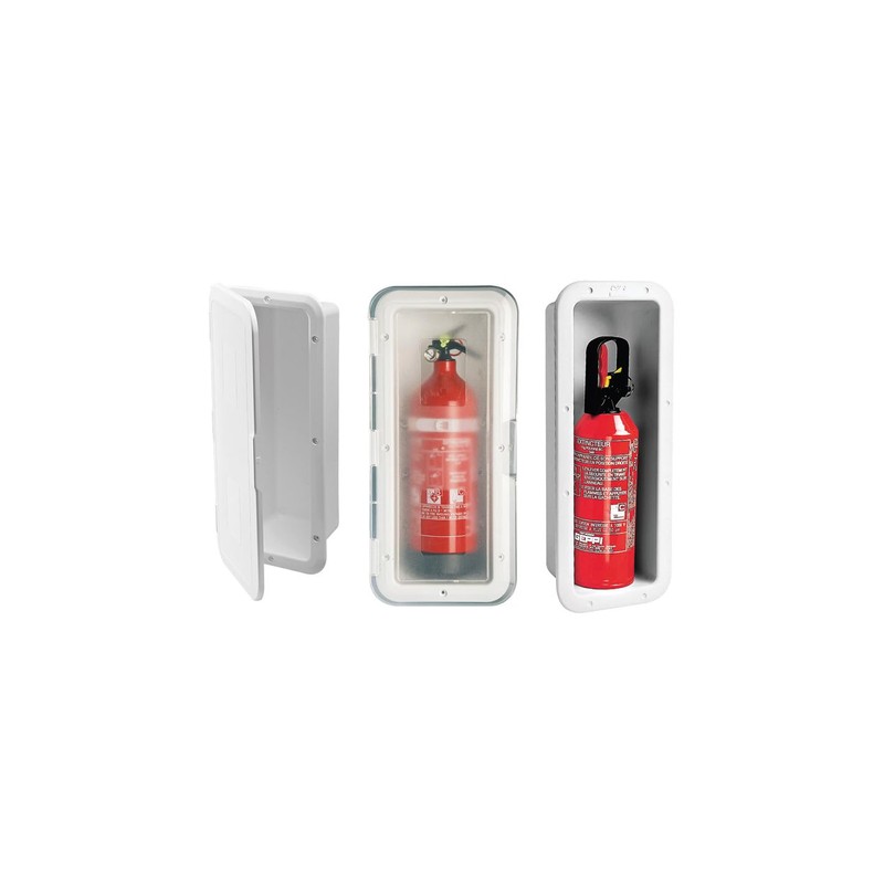 NuovaRade 196461, White Nuova Rade Storage Case for Fire Extinguisher
