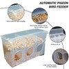 Automatic Pigeon Bird Feeder Water, Plastic Feeder Water Dispenser Drinkers