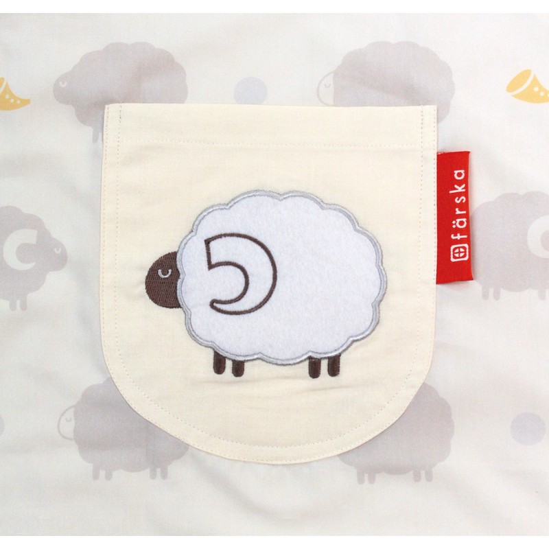 Falska Compact Bed 2-way Duvet Cover/L Sheep & Horn 746077