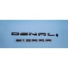 GMC Overlay Emblem Gloss Black DENALI HD Emblems Sierra Fit