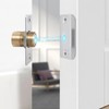 Elfthloo Adjustable Magnetic Door Ball Catch Silver, 2 Pack